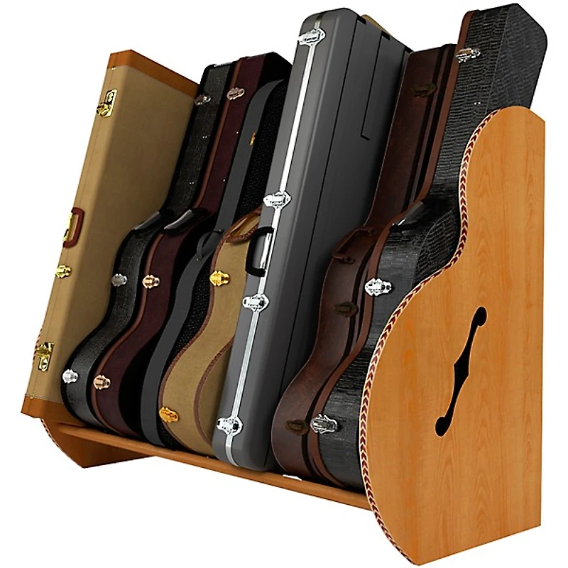 A&S Crafted Products Studio Deluxe Guitar Case Rack
