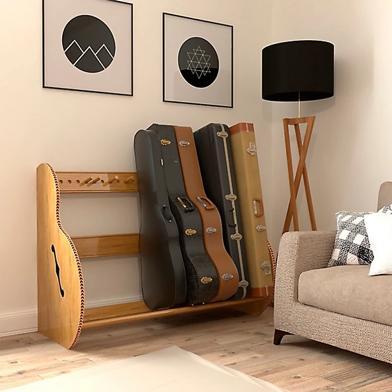 A&S Crafted Products Studio Deluxe Guitar Case Rack