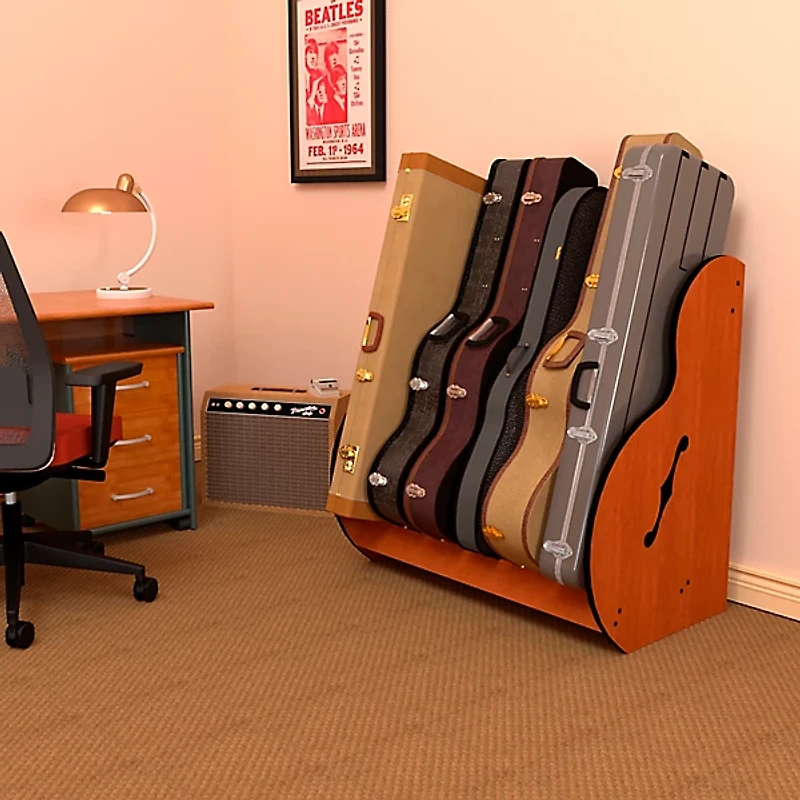 A&S Crafted Products Studio Standard Guitar Case Rack