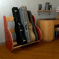 A&S Crafted Products Studio Deluxe Special-Edition Guitar Case Rack