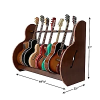 A&S Crafted Products Session Deluxe Multiple Guitar Stand