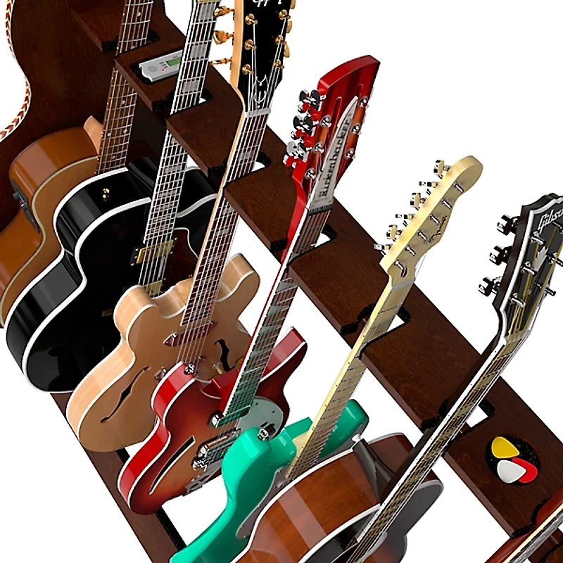 A&S Crafted Products Session Deluxe Multiple Guitar Stand