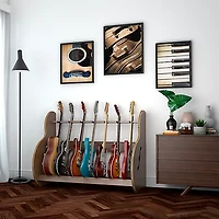 A&S Crafted Products Session Deluxe Multiple Guitar Stand