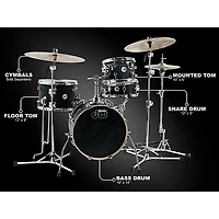 DW Design Series Mini-Pro 4-Piece Shell Pack With 16" Bass Drum