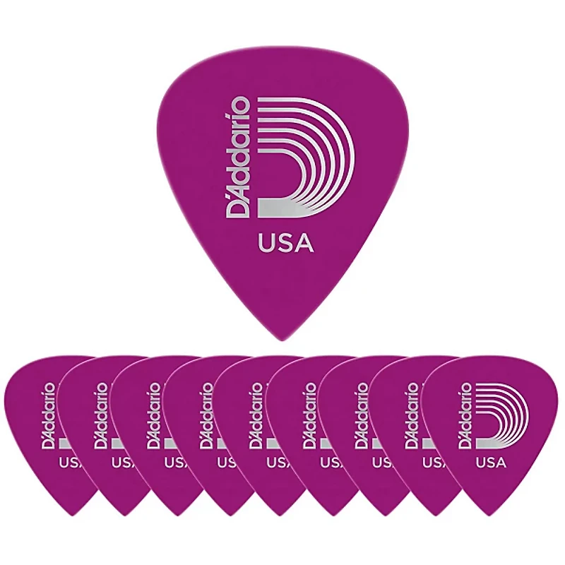 D'Addario Duralin Precision Heavy Guitar Picks 10 Pack