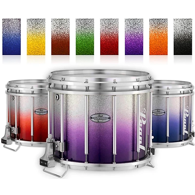Pearl Championship Maple Varsity FFX Marching Snare Drum Fade Bottom Finish
