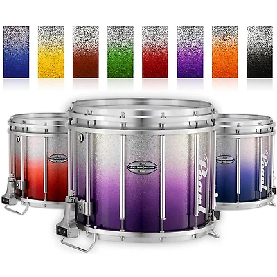 Pearl Championship Maple Varsity FFX Marching Snare Drum Fade Bottom Finish
