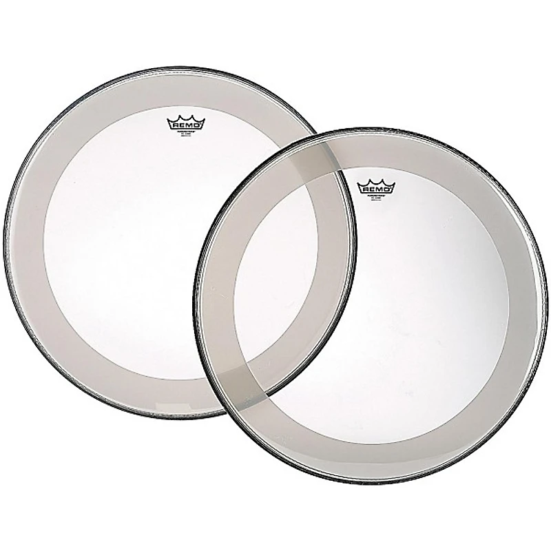 Remo Powerstroke 4 Clear Batter Bass Drum Head with Impact Patch