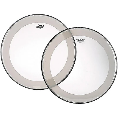 Remo Powerstroke 4 Clear Batter Bass Drum Head with Impact Patch