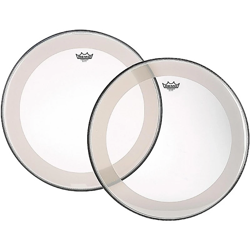 Remo Powerstroke P4 Clear Batter Bass Drum Head With Impact Patch 22 in.