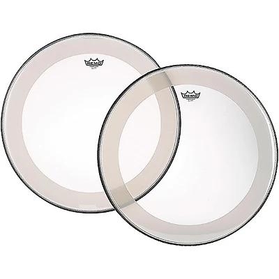 Remo Powerstroke P4 Clear Batter Bass Drum Head With Impact Patch 22 in.
