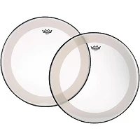 Remo Powerstroke P4 Clear Batter Bass Drum Head With Impact Patch 22 in.