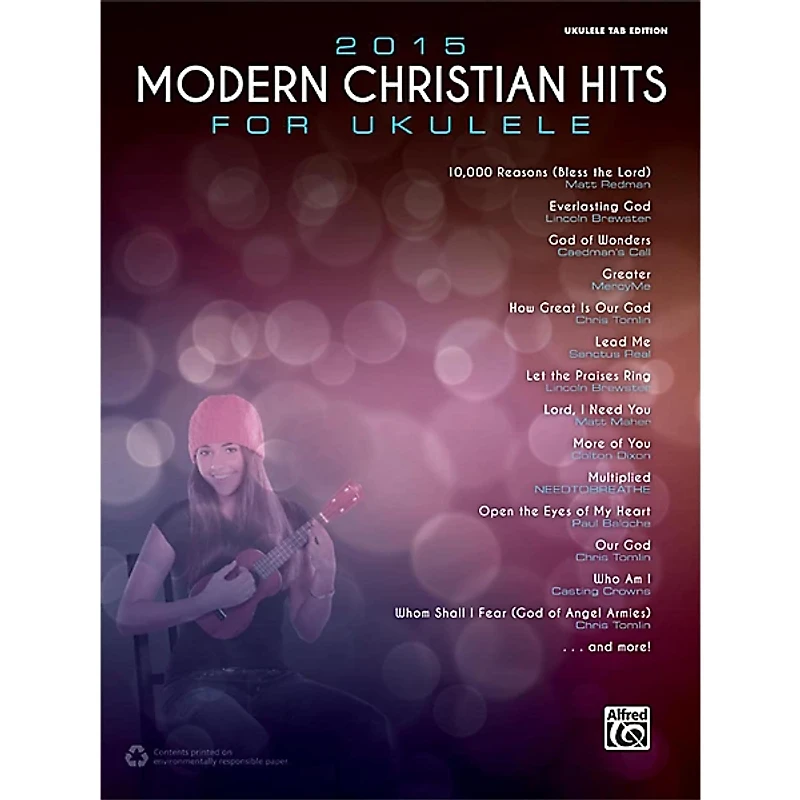 Alfred 2015 Modern Christian Hits for Ukulele Songbook Ukulele TAB Edition