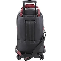 Gard Triple Trumpet Wheelie Black Leather with Burgundy Leather Trim