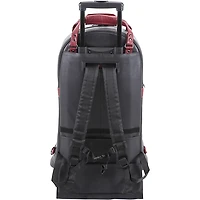 Gard Triple Trumpet Wheelie Black Leather with Burgundy Leather Trim