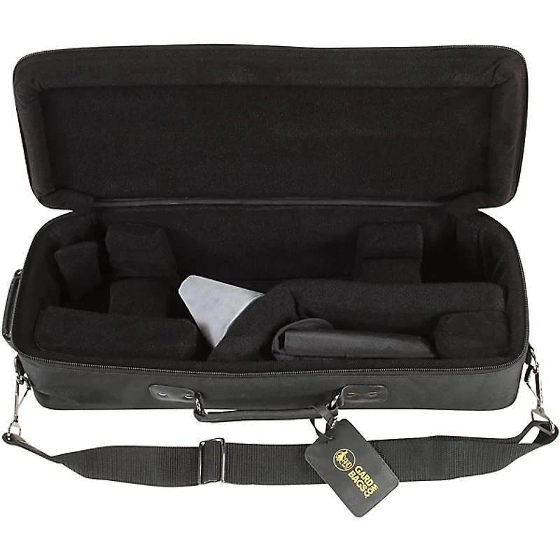 Gard Compact Curved Soprano With Removable Neck Gig Bag Synthetic with Leather Trim