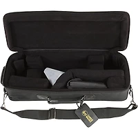 Gard Compact Curved Soprano With Removable Neck Gig Bag Synthetic with Leather Trim