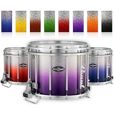 Pearl Championship CarbonCore Varsity FFX Marching Snare Drum Fade Bottom Finish