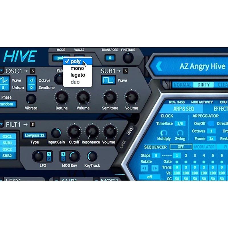 u-he Hive 2 Synthesizer Plug-in (Software Download)