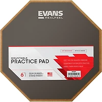 EVANS RF6GM RealFeel Mountable Speed Pad 6 in.
