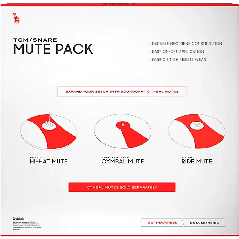 Evans SoundOff Drum Mute Pack - Standard