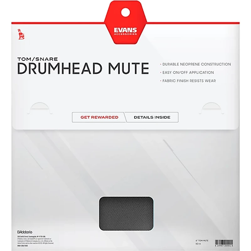 EVANS SoundOff Drum Mute 6 in.