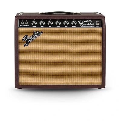 Fender Limited-Edition '65 Princeton Bordeaux Reserve 112 12W Jensen P12Q Tube Guitar Combo Amp