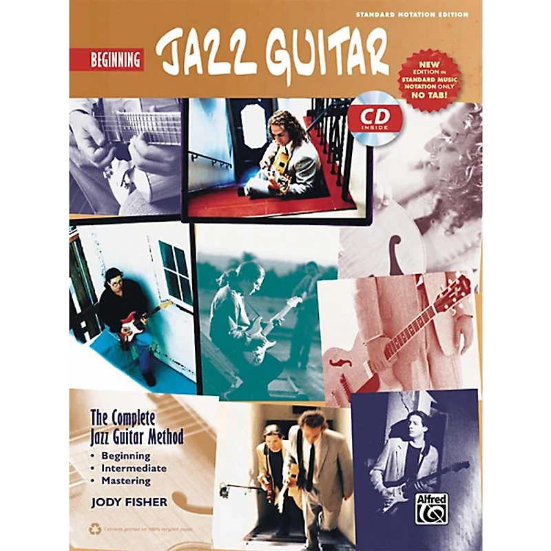 Alfred The Complete Jazz Guitar Method: Beginning Jazz Guitar Book (Standard Notation Only)