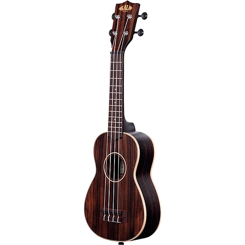 Kala KA-EBY-S Ebony Striped Soprano Ukulele Natural