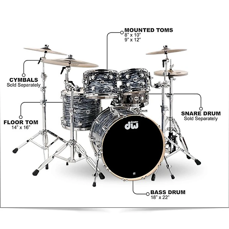 DW Collector's Series 4-Piece FinishPly
