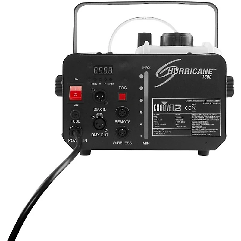 CHAUVET DJ Hurricane 1600 Fog Machine