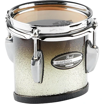 Pearl Championship CarbonCore Marching Tenor Drum Sonic Cut 6 in. Black Silver Burst #368