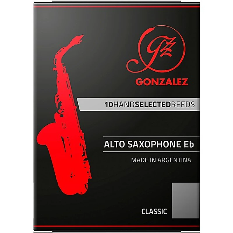Gonzalez Classic Alto Saxophone Reeds Box of 10