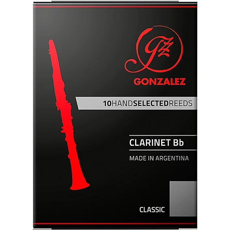 Gonzalez Classic Bb Clarinet Reeds Box of 10
