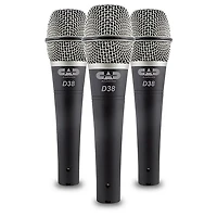 CadLive D38 Supercardioid Dynamic Handheld Microphones (3-Pack)