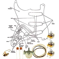 Allparts EP-4120-000 Wiring Kit for Strat