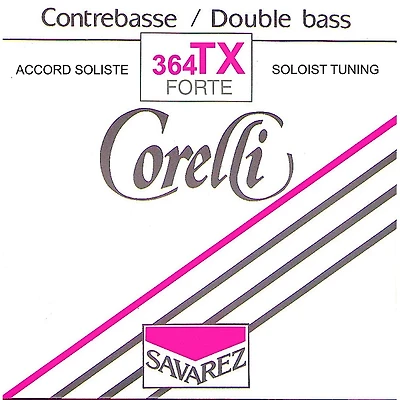 Corelli Solo TX Tungsten Series Double Bass F# String 3/4 Size Heavy Ball End
