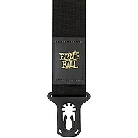 Ernie Ball Poly Lock Guitar Strap Black 2 in.
