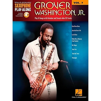 Hal Leonard Grover Washington Jr. - Saxophone Play-Along Vol. 7 (Book/Audio Online)