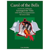 Carl Fischer Carol Of The Bells - Viola With Piano Accompaniment