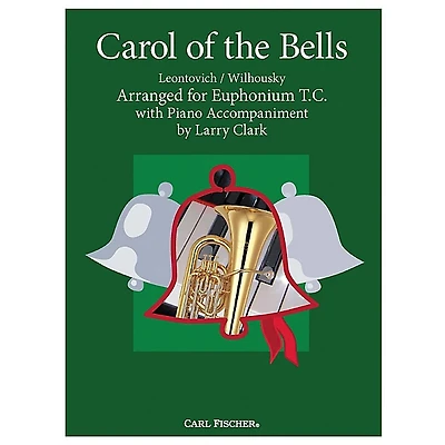 Carl Fischer Carol Of The Bells - Baritone T.C. With Piano Accompaniment