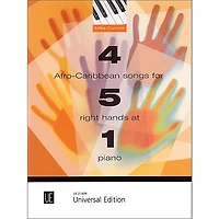 Carl Fischer 4 Afro-Caribbean Songs for 5 Right Hands at 1 Piano Book