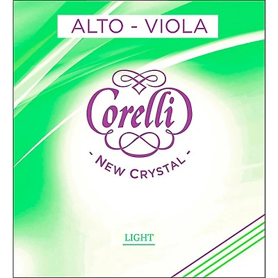 Corelli Crystal Viola String Set 15.5 to 16.5 inch Set Light Loop End