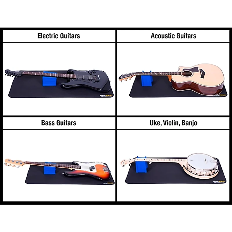 Music Nomad Premium Instrument Work Mat & Cradle Cube Kit