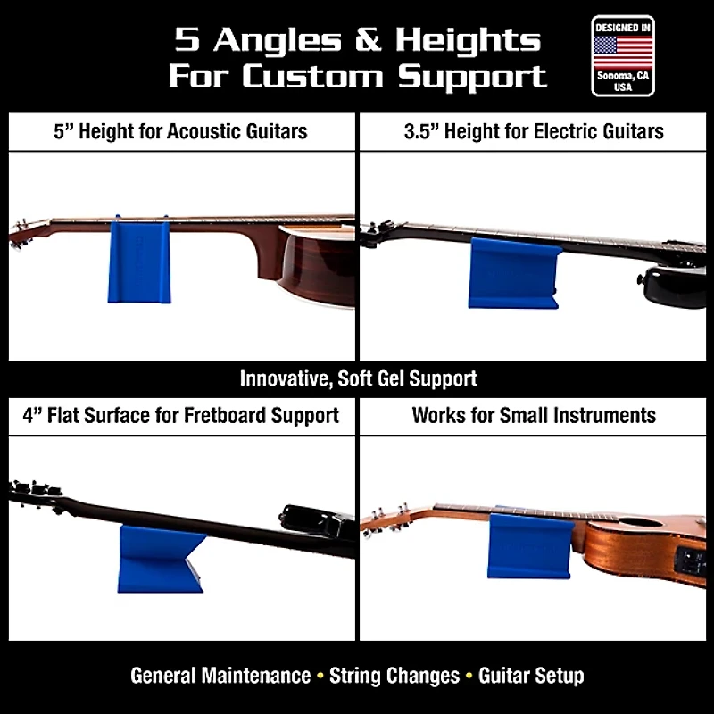 Music Nomad Premium Instrument Work Mat & Cradle Cube Kit