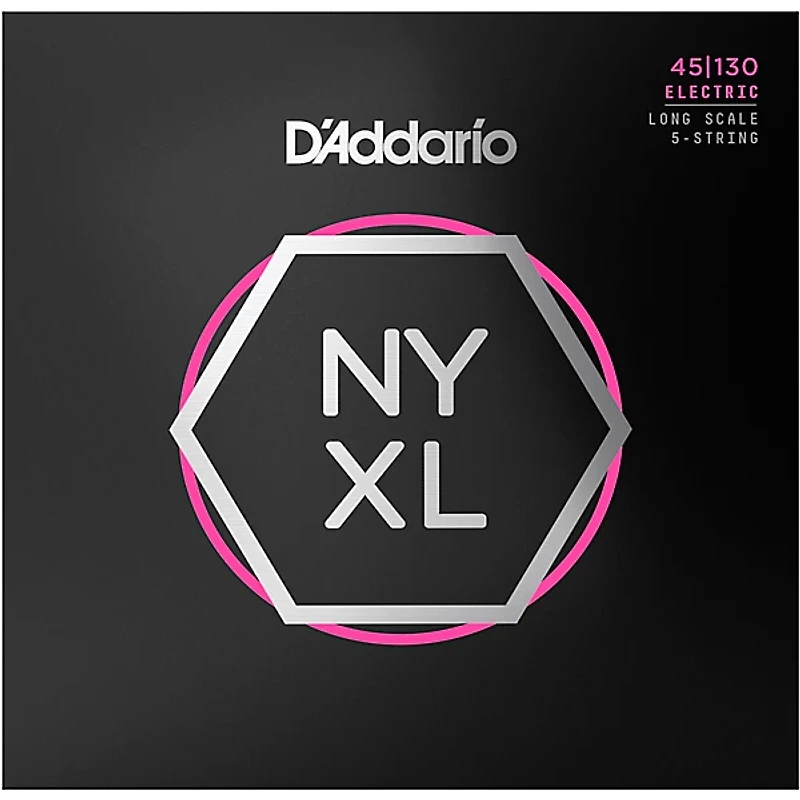 D'Addario NYXL45130 Gauge NPS Long-Scale Bass Strings