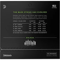 D'Addario NYXL45105 Gauge NPS Long-Scale Bass Strings