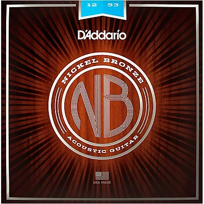 D'Addario NB1253 Nickel Bronze Light Acoustic Strings