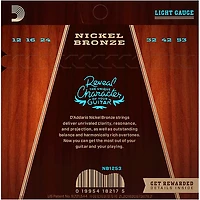 D'Addario NB1253 Nickel Bronze Light Acoustic Strings