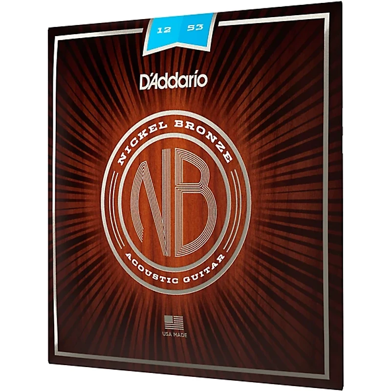 D'Addario NB1253 Nickel Bronze Light Acoustic Strings